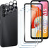 LYWHL for 3 Pack Samsung Galaxy A15 5G Screen Protector + 3 Pack Camera Lens Protector with Installation Frame, Case Friendly Tempered Glass Film,...