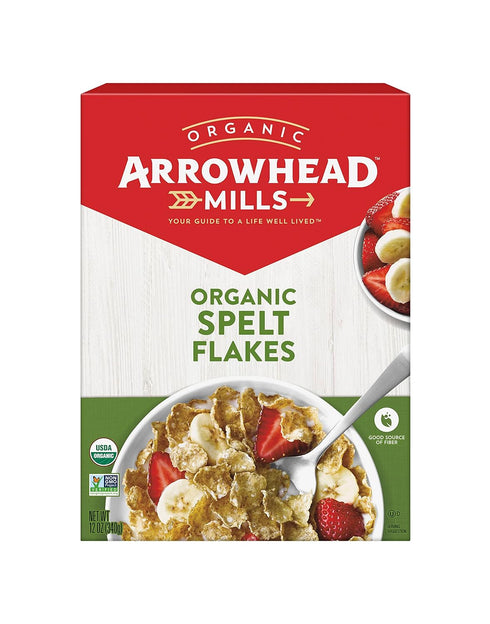Arrowhead Mills Spelt Flakes Organic Cereal, 12 Ounce Box...
