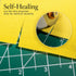 WA Portman Self Healing Cutting Mat & Rotary Cutter for Fabric Set - 9x12 Inch Rotary Cutter Mat - 45mm Rotary Cutter and Mat - 5 Rotary Fabric Cu...