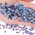 3000 Pieces Hot Fix Glass Flatback Rhinestones HotFix Round Crystal Gems (Blue Flare, SS10)...