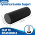 Lumbar Roll Support Pillow for Office Chair, Car, Gaming Chair, Memory Foam Back Cushion with Washable Cover for Relieving Back Pain & Improving P...