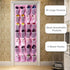 KEEPJOY 28 Pockets Hanging Shoe Organizer, Over the Door Shoe Organizer, Hanging Door Shoe Holder Rack with Mesh Pockets Large Size 65 x 23 Inch (...