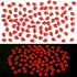 KIMOBER 100PCS Mini Luminous Ladybug Miniature Figurines,Glow in Dark Resin Animals Ladybug Figures for Fairy Garden Micro Landscape Decor Cake To...