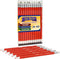 June Gold 24 Red 2.0 mm Mechanical Pencils with Red Color Leads, Bold Thickness, Built in Rear Sharpener (Cherry #101)...