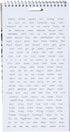 Tim Holtz Idea-ology Chitchat Word Stickers, Black and White Matte Cardstock, 1088 Stickers, TH92998, 1/8"...
