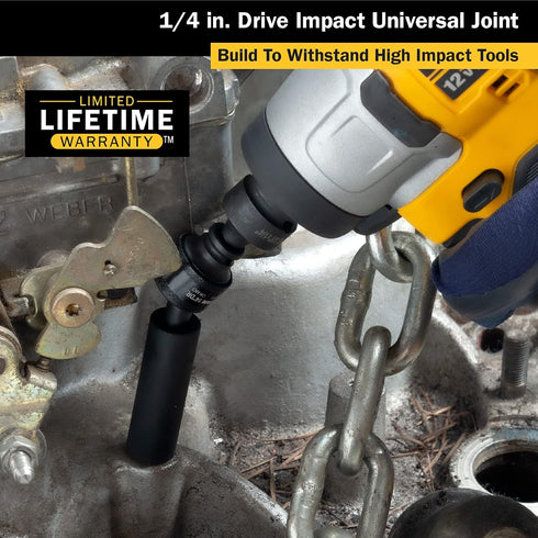 Titan 46130 1/4-Inch Drive Impact Universal Joint Socket...