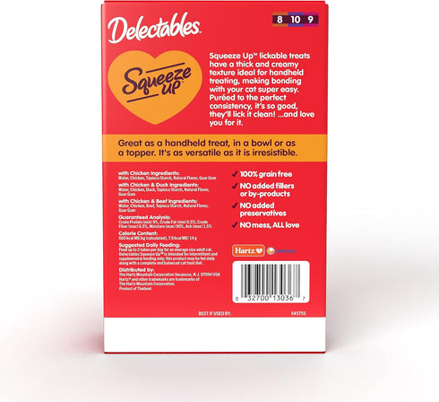 Delectables Squeeze Up Non-Seafood Variety Pack Lickable Cat Treat, 20 Count (Pack of 1)...