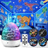 Dinosaur Night Light for Kids, 10 Musics+6 Films Kids Night Light Projector for Kids,126 Lighting Effects+Remote Kids Projector Night Light for Ki...