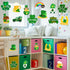 72PCS St Patrick’s Day Bulletin Board Decoration, 12 Styles Lucky Irish Day Shamrock Gnome Leprechaun Classroom Paper Cutouts for Party Decoration...