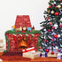 TaoBary Christmas Cardboard Fireplace 35.4 x 38.6 Inch Red Brick Bulletin Board Decoration Christmas Holiday Hearth Bulletin Board with 16.4 ft PV...