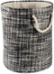 DII, Woven Paper Storage Basket, Collapsible and Convenient, Round, 13.75x13.75x12Tweed Black...