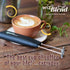 WizBlend Dual Whisk Milk Frother Wand - Powerful Handheld Frother - Electric Whisk Foam Maker for Coffee, Lattes, Cappuccino, Matcha, Hot Chocolat...