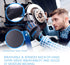 Grip Utility Mechanic Work Gloves for Men & Women, Non-Slip Silicone Box Handling Gloves Touch Screen, Durable, Breathable (Large, Blue-Grip)...