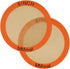 Silicone Baking Mats Set of 2 Round Non-Stick Reusable Air Fryer Linner - Best German Silicone - 8 inch...