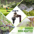20 PCS 3/4 to 1/4 Inch Drip Irrigation Tubing Connectors Drip Irrigation Hose Connectors Garden Hose Adapter with Washers 3/4 US Standard Thread D...