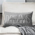 Emvency Throw Pillow Cover Rustic Gray Follow Your Dreams Decorative Pillow Case Monogram Home Bed Decor Rectangle Queen Size 20x30 Inch Cushion P...