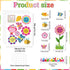 Bulletin Board Decorations Spring Flower Butterfly Affirmation Cutouts Hello Spring Bulletin Board Borders Set for Classroom School Office Decor T...