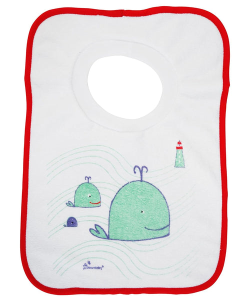 Dreambaby Terry Cloth Cotton Pullover Baby Bibs for Teething Feeding and Drooling - Super Absorbent & Extra Soft - Machine Washable for Easy Clean...
