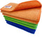 15 Pack Microfiber Scrub Dish Cleaning Cloth, Non-Scratch, Multi-use for Pan Pot Dish Cooktop Stovetop Counter Kitchen Household, No Odor, Machine...