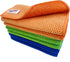 15 Pack Microfiber Scrub Dish Cleaning Cloth, Non-Scratch, Multi-use for Pan Pot Dish Cooktop Stovetop Counter Kitchen Household, No Odor, Machine...