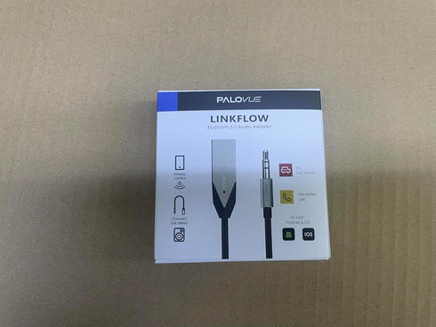 PALOVUE aptX Bluetooth 5.0 Receiver with Qualcomm CSR Wireless Car Kit for Music Streaming and Hands-Free Calling for Car Home Stereo with 3.5mm A...