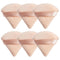 MOTZU 6 Pieces Powder Puff for Face , Cotton Velour Triangle Makeup Puff for Setting, Contouring, Under Eyes, and Corners, 2.76-inch Normal Size, ...