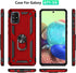 Military Grade Drop Impact for Samsung Galaxy A71 5G Case 360 Metal Rotating Ring Kickstand Holder Armor Heavy Duty Shockproof Case for Samsung Ga...