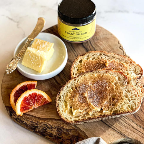 Portland Salt Co. Toast Sugar Spice Blend w/Vanilla Sugar, Cinnamon & Sea Salt – Signature All-Purpose Seasoning, Breakfast or Dessert Rub - Non-G...