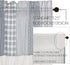 VHC Brands Sawyer Mill Blue Patchwork Farmhouse Kitchen Window Cotton Curtain Valance 19x60...