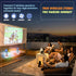 Cute Small Bluetooth Speakers with RGB Multi-Colors Rhythm Lights, Portable Bluetooth Speaker with FM Radio, Loud Stereo Sound, Dual Pairs, Teenag...