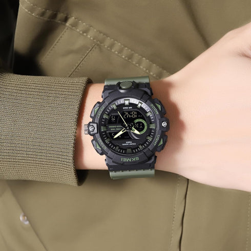 FANMIS Mens Military Multifunction Digital LED Watch Electronic Waterproof Alarm Quartz Sports Watch...