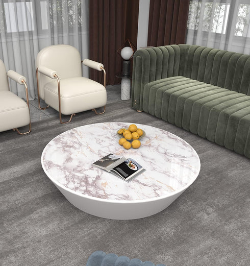 85" x15.8" White Brown Marble Contact Paper Glossy Marble Wallpaper Peel and Stick Countertops for Kitchen Bathroom Counter top Stick Paper Granit...