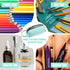 Fmeida Minimalist Pencil Case Large Capacity Pencil Bag with Portable Handle Waterproof Fabric and Zipper Aesthetic and Spacious Pen Organizer for...