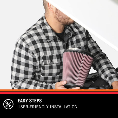 K&N Vent Air Filter/Breather: High Performance, Premium, Washable, Replacement Engine Filter: Filter Height: 1.5 in, Flange Length: 0.875 in, Shap...