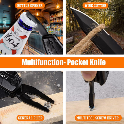 Gifts for Men Husband Boyfriend, Multitool Pocket Knife Gifts for Him, Stocking Stuffers for Men, I Love You Gifts for Christmas Valentines Day An...