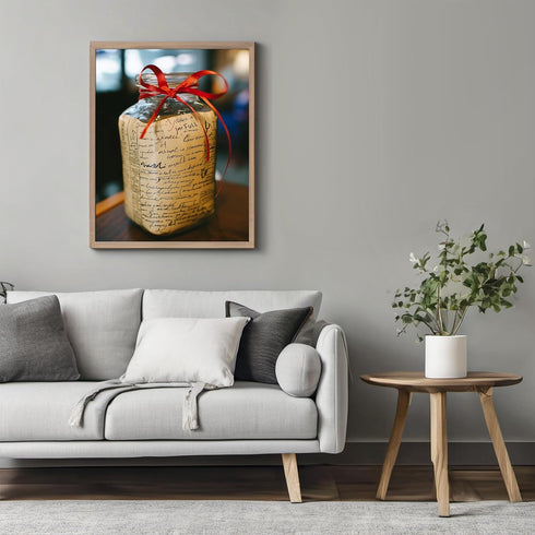 Posterizer 1 pcs-jar full of sweet reasons you love someone-Cute Valentine's poster-Romantic Art-Holiday Poster -Gift for Couples boyfriend girlfr...