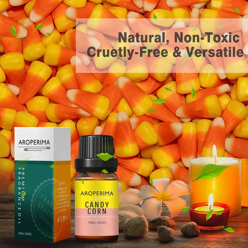 Candy Corn Fragrance Oil, Premium Grade Scented Oil for Aroma Diffusers, Perfume, Candle and Soap Making - 10ml...