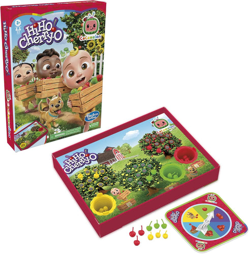 Hasbro Gaming Hi Ho Cherry-O: CoComelon Edition Board Game, Counting, Numbers, and Matching Game for Preschoolers, 2-3 Players, Ages 3+ (Amazon Ex...