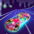 ArtCreativity Light Up Transparent Sensory Car Toy for Kids, 1PC, Bump and Go Toy Car with Colorful Moving Gears, Music, and LED Effects, Fun Educ...