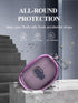 Case Cover for Bose Ultra Open Earbuds,Clear Soft TPU Protective Cover with Keychain and Cleaner Kit for Women Men Shockproof Skin,Clear Purple....