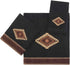 Avanti Linens Mojave Fingertip Towel, Black 18.00" x 11.00"...