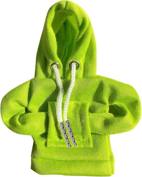 YYaaloa Universal Mini Car Shift Knob Hoodie Gear Shift Hoodie Cover for Car Shifter Funny Automotive Interior Accessories and Decoration (Green)...