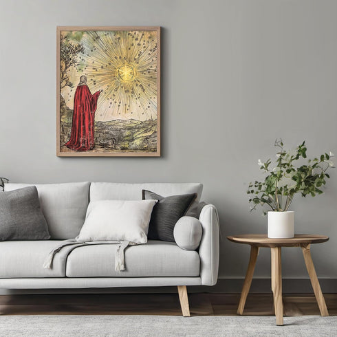 Posterizer 1 pcs-concept of a cosmological boundary inspired by medieval and alchemical art 4-Collectibles & Fine Art-Fantasy & Fiction Art-Living...