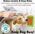 Lick Mat for Dogs, Dog Lick Mat with Suction Cups for Anxiety, Peanut Butter Dog Licking Mat Slow Feeder Dispensing Treater Lick Pad for Dogs Cats...
