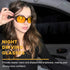 LVIOE Night-Vision Driving Glasses Wrap Around Anti Glare with Polarized Yellow Lens for Women...