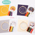 REEWISLY Halloween 4 pcs of Embroidery kit with Patterns and Instructions, DIY Adult Beginner Embroidery Kits, Including 4 Plastic Embroidery Ring...
