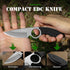 Omesio Small Fixed Blade Knife, Tactical Hunting Camping Survival Knife with Kydex Sheath, Full Tang Stainless Steel 2.68-Inch Drop Point Blade G1...
