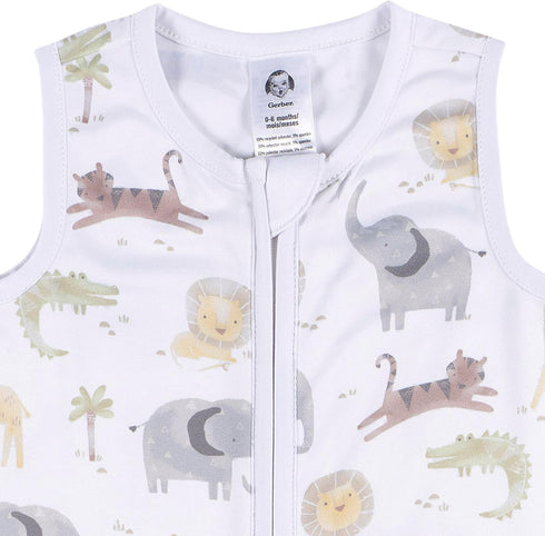 Gerber Baby Unisex Sleepbag Wearable Blanket, Animals + Geos, 0-6M...