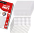 1248 Pcs (624 Pairs) Thin Clear Dots with Adhesive Hook and Loop Nylon Transparent Sticky Back Glue Tapes 0.59 Inch Diameter Fastener for School C...