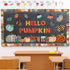 GreenPine 90Pcs Happy Fall Pumpkin Cutouts Thanksgiving Bulletin Board Set with Pumpkin Borders Trim Classroom School Office Wall Decor Themed Par...